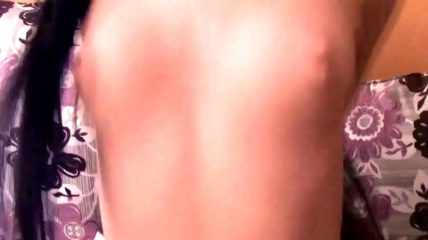 Perfect Dark Haired Beauty Takes Her First...