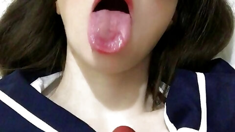 ASMR Shoot sperm down my throat and...