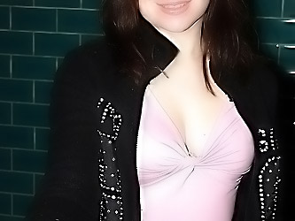 Threesome with hot young redhead