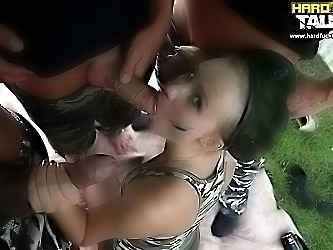 Naughty girl in stockings does dp