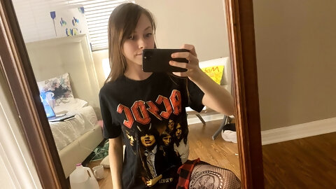 She told me to come, but I was already...