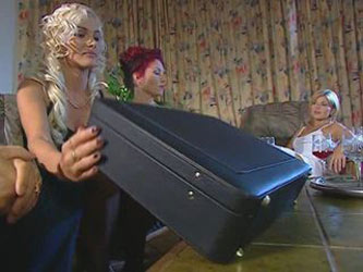 Monica M. and Alexa S. in threesome (Hotel...